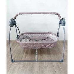 Babyhug Automatic Baby Swing Cradle With Remote Controller - Dark Grey