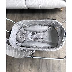 Babyhug Automatic Baby Swing Cradle With Remote Controller - Dark Grey
