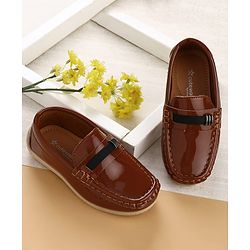 Cute Walk by Babyhug Slip On Loafers - Brown