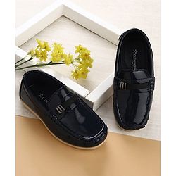 Cute Walk by Babyhug Slip On Loafers - Navy Blue