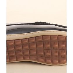 Cute Walk by Babyhug Slip On Loafers with Tassels Applique - Brown