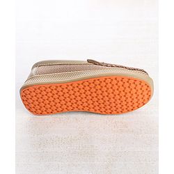 Cute Walk by Babyhug Solid Party Wear Slip On Shoes - Beige