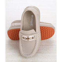 Cute Walk by Babyhug Slip On Loafers with 3D Apllique - Beige