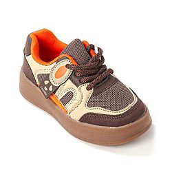 Cute Walk by Babyhug Sports Shoes With Lace Ups Closure - Brown
