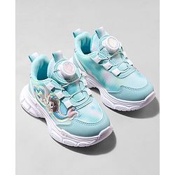 Cute Walk by Babyhug Slip On Sports Shoes with Mermaid Applique - Sea Green