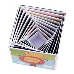 Babyhug My First Learning Tower Number I 10 Durable Stacking & Nesting Blocks for Early Learning I 4-in-1 Montessori Fun and Educational Toy for Toddlers - Multicolor