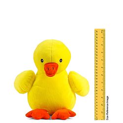 Babyhug Plush Mom Duck Stuffed with 4 Stuffed Wind Up Duck Babies Plush Toys Yellow - Height 25 cm