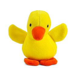 Babyhug Plush Mom Duck Stuffed with 4 Stuffed Wind Up Duck Babies Plush Toys Yellow - Height 25 cm