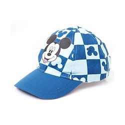 Babyoye Disney 100% Cotton Summer Cap With Mickey Mouse Family Graphics Light Blue - Circumference 48 cm