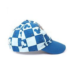 Babyoye Disney 100% Cotton Summer Cap With Mickey Mouse Family Graphics Light Blue - Circumference 48 cm