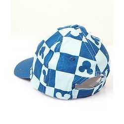 Babyoye Disney 100% Cotton Summer Cap With Mickey Mouse Family Graphics Light Blue - Circumference 48 cm