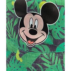 Babyhug Disney Bucket Hat With Mickey Mouse Print Blue & Red  - Diameter 20.5 cm