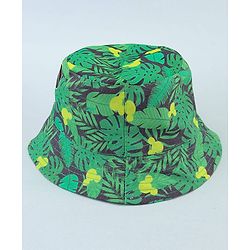 Babyhug Disney Bucket Hat With Mickey Mouse Print Blue & Red  - Diameter 20.5 cm