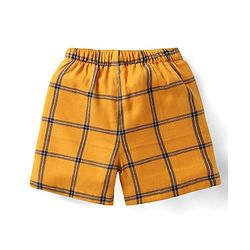Babyhug Cotton Woven Boxers With Animal Print Pack Of 3 - Blue & White