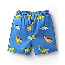 Babyhug Cotton Woven Boxers With Animal Print Pack Of 3 - Blue & White