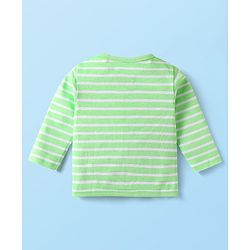 Babyhug Disney Interlock Full Sleeves Jhablas With Mickey Mouse And Family Graphic Pack Of 3  - Light Green & Blue