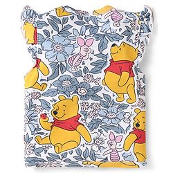 Babyhug Disney Interlock Knit Sleeveless Jhablas With Winnie The Pooh Print Pack Of 3 - Pink Blue & White