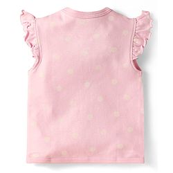 Babyhug Disney Interlock Knit Sleeveless Jhablas With Winnie The Pooh Print Pack Of 3 - Pink Blue & White