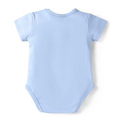 Babyhug Disney Interlock Knit Half Sleeves Onesies With Winnie The Pooh Print Pack Of 3 - Pink Blue & White