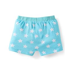 Babyhug Disney Interlock Knit Mid Thigh Trunk With Mickey & Family Graphics Pack Of 3 - Light Blue Light Green & Blue