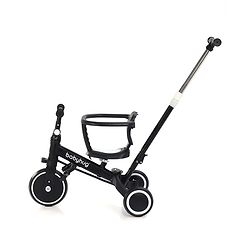 Babyhug Most Advanced 5 in 1 Baby Cycle Mini Marvel Tricycle with Adjustable Parent Handle - Black