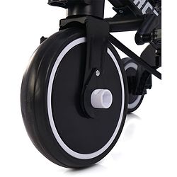 Babyhug Most Advanced 5 in 1 Baby Cycle Mini Marvel Tricycle with Adjustable Parent Handle - Black