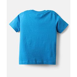 Babyhug Cotton Knit Half Sleeves T-Shirt With Stripes & Awesome Text Print Pack Of 3 - Yellow Red & Blue