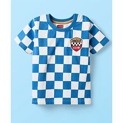 Babyhug Cotton Knit Half Sleeves T-Shirts with Sports Theme Print & Stripes Pack of 7 - Multicolor