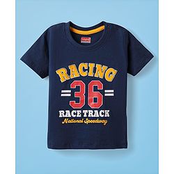 Babyhug Cotton Knit Half Sleeves T-Shirts with Sports Theme Print & Stripes Pack of 7 - Multicolor