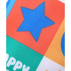 Babyhug Water Repellant Swimming Trunk With Smiley Print - Blue