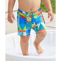 Babyhug Water Repellant Swimming Trunk - Blue