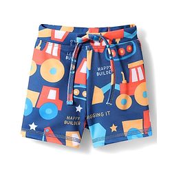 Babyhug Water Repellant Swimming Trunk - Navy Blue