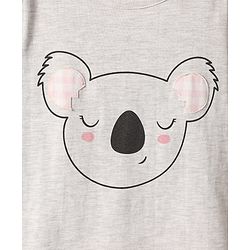 Babyhug Cotton Knit Half Sleeves Shorts Night Suit With Bunny Print - Pink