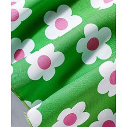 Babyhug Water Repellant Frock Swimsuit With Floral Print - Green