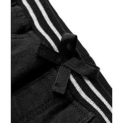 Babyhug Denim Mid Thigh Washed Skirts - Navy Blue