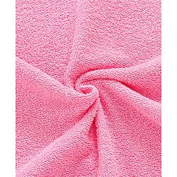 Babyhug Cotton Terry Woven Bath Towel With Bunny Embroidery L 102 x B 51 cm - Pink