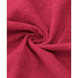 Babyhug Terry Cotton Woven Towel with Panda Embroidery L 101 x B 50 cm - Dark Red