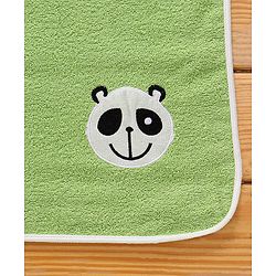 Babyhug Cotton Terry Woven Bath Towel With Koala Embroidery L 102 x B 51 cm - Light Green