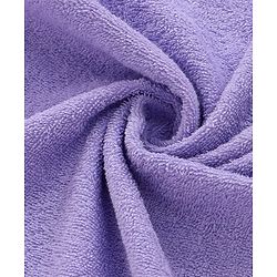 Babyhug Terry Cotton Woven Towel with Butterfly Embroidery L 91 x B 41 cm - Purple