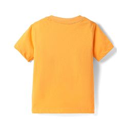 Babyhug Single Jersey Knit Nautical Theme Print Dunagaree & Half Sleeves Inner Tee - Blue