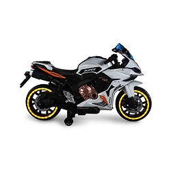 Babyhug CBR Rechargeable EV Battery Operated Ride On Bike with Music & LED Lights - Yellow