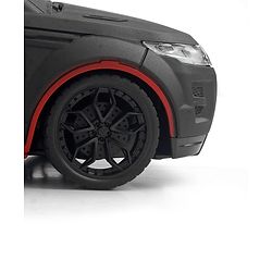 Babyhug 1:24 C-Type Rechargeable Remote Control Racing Car |Black-Red Finish| Gifting Car for 4 years + Kids| BIS Certified - Black