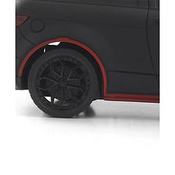 Babyhug 1:24 C-Type Rechargeable Remote Control Racing Car |Black-Red Finish| Gifting Car for 4 years + Kids| BIS Certified - Black