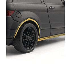 Babyhug 1:24 C-Type Rechargeable Remote Control Racing Car |Black-Red Finish| Gifting Car for 4 years + Kids| BIS Certified - Black