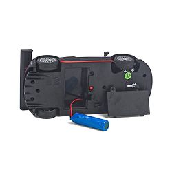 Babyhug 1:24 C-Type Rechargeable Remote Control Racing Car BIS Certified - Black