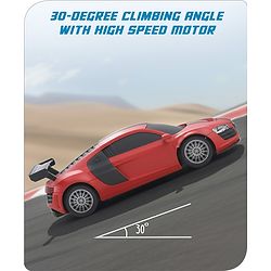 Babyhug 1:24 C-Type Rechargeable Remote Control Racing Car BIS Certified - Black