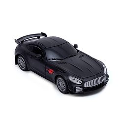Babyhug  1:24 C-Type Rechargeable Remote Control Racing Car - Black| Gifting Option| Toy for 4+ years Boys & Girls| BIS Certified| 50ft Remote Range