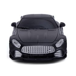 Babyhug  1:24 C-Type Rechargeable Remote Control Racing Car - Black| Gifting Option| Toy for 4+ years Boys & Girls| BIS Certified| 50ft Remote Range