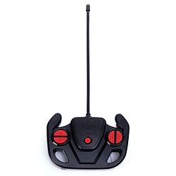 Babyhug  1:24 C-Type Rechargeable Remote Control Racing Car - Black| Gifting Option| Toy for 4+ years Boys & Girls| BIS Certified| 50ft Remote Range