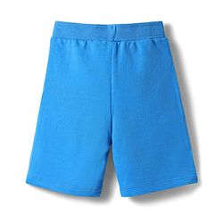 Babyhug Single Jersey Knit Half Raglan Sleeves T-Shirt & Shorts Set With Smiley Print - Blue
